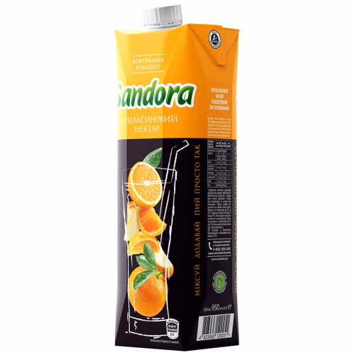 САНДОРА Апельсиновий нектар 0,95л
