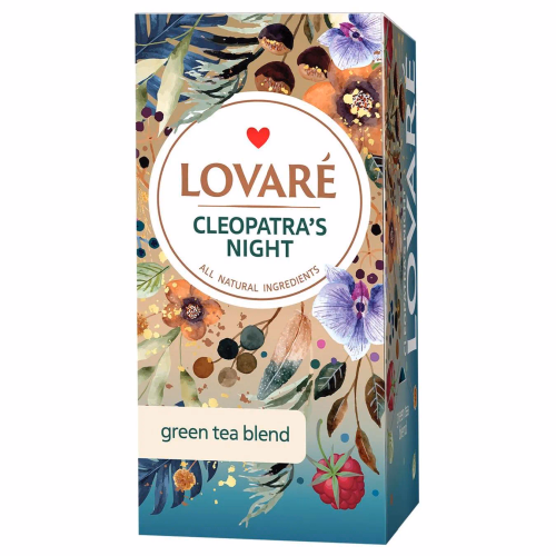 Чай Lovare ф/п 24*1,5гр*12шт.Ніч Клеопатри