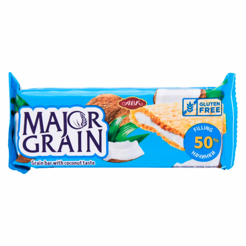 Злаковий батончик Мажор  Grain з кокосовим кремом  40г ДН
