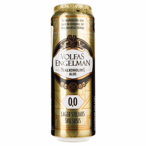 Б/А Пиво Volfas Engelman Lager 0,568 ж/б