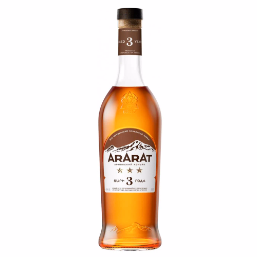 Коньяк Арарат 3* 0,5л