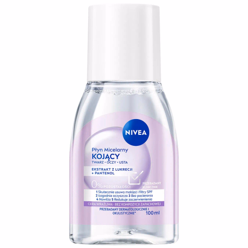 ВОДА МІЦЕЛЯРНА ДЛЯ ЧУТЛИВОЇ ШКІРИ NIVEA 100мл