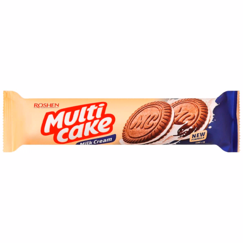 Печиво-сендвіч Multicake з мол-крем нач.180г Roshen