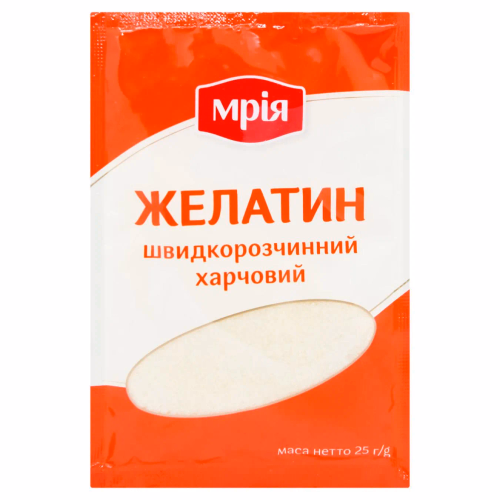 Желатин УБ 25г Мрія