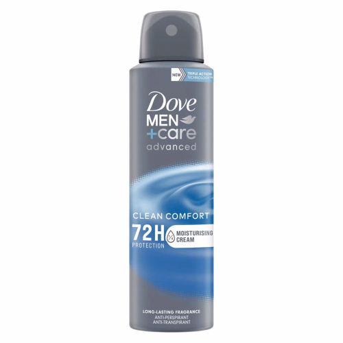 Антиперспірант аерозоль Dove MEN+CARE Комфорт чистоти 150мл