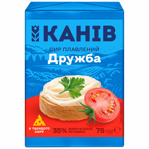 Сир плавл Дружба ТМ Канів 35% 75г