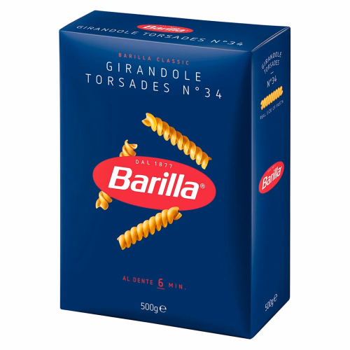 Макарони Barilla Girandole Torsades(спіралі) №34 500г