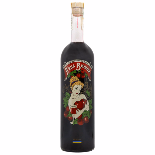 Лікер П'яна Вишня 17,5% 1л