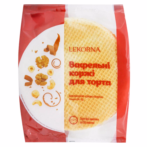 Лекорна Корж Для Торта Класика 90г