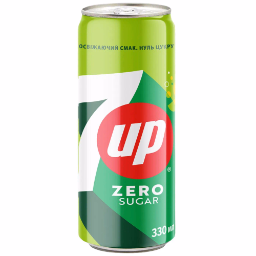 Напій 7 UP 0.33л з/б Skeek