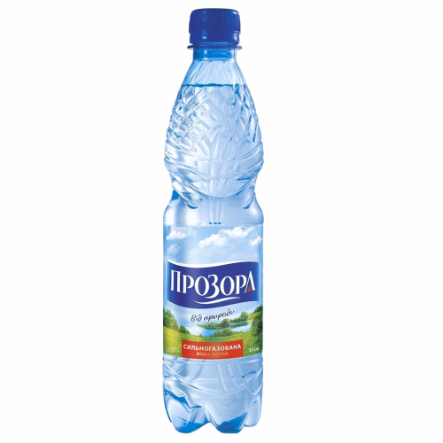 Питна вода ПРОЗОРА 0,5л ПЕТ Оболонь