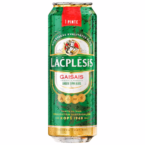 Пиво Lacplesis Gaisais 0,568л ж/б 5%
