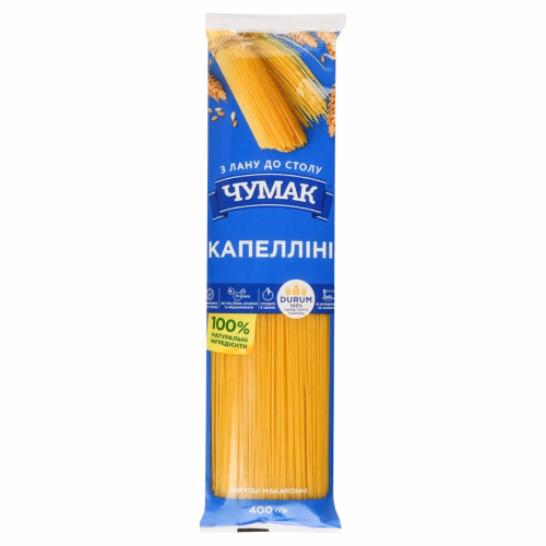 Чумак Макарони Капелліні ПУ 400гр