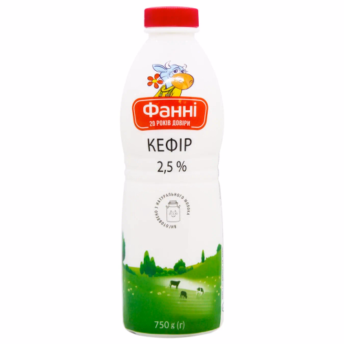 Кефір Фанні 2,5% пет 750г