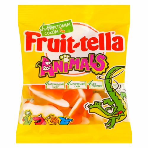 PERFETTI мармелад жув. Fruit-tella ANIMALS 90г