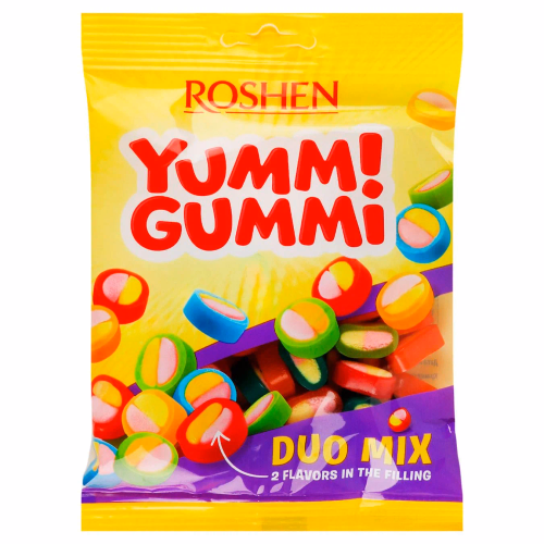 ЖЕЛЕЙНІ ЦУКЕРКИ Yummi Gummi Duo Mix ВКФ 70г