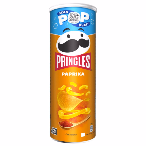 Чипси PRINGLES PAPRIKA 165г