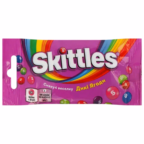 Драже Skittles Лiсовi Ягоди 38г