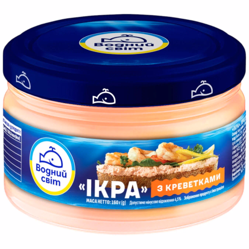 Ікра мойви 160 г креветка ВМ