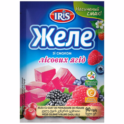 Желе Лісові ягоди 90г IRIS