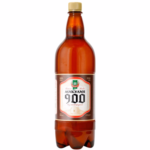 Пиво Микулин-900 світле12%  в ПЕТ 1л