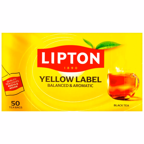 Ліптон Yellow label чорн 50п*2г