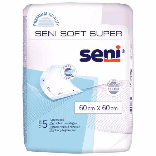 Пелюшки гігієнічні SENI SOFT SUPER 60х60 см.(10шт.)