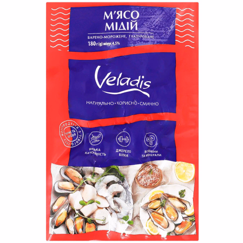 Мідії очищ Veladis 180г