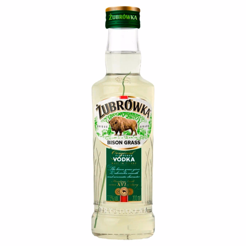 Напій алк Zubrowka Bison  37.5%  0.2л