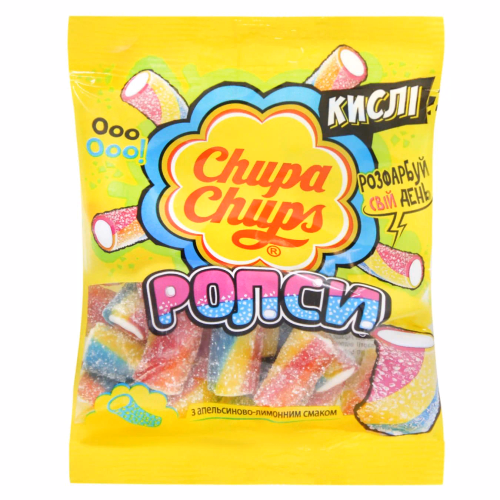 PERFETTI мармелад жув. Chupa Chups Sour Tubes Mini "РОЛСИ" 70 г