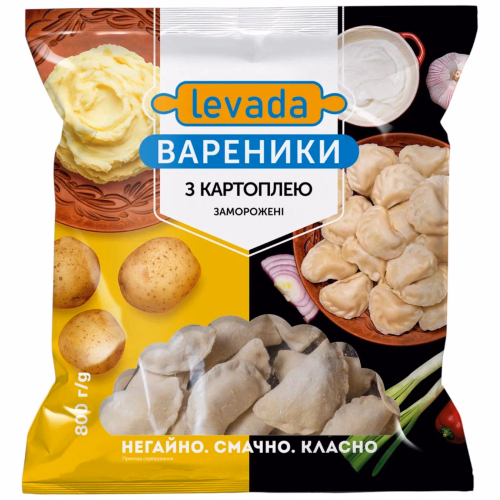 Вареники з картоплею Левада 800г