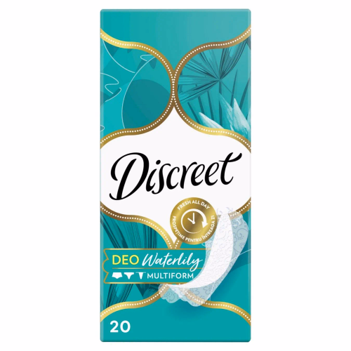 DISCREET Щоденні гіг. прокл. Део Вотер Лілі Мультіформ Single 20шт