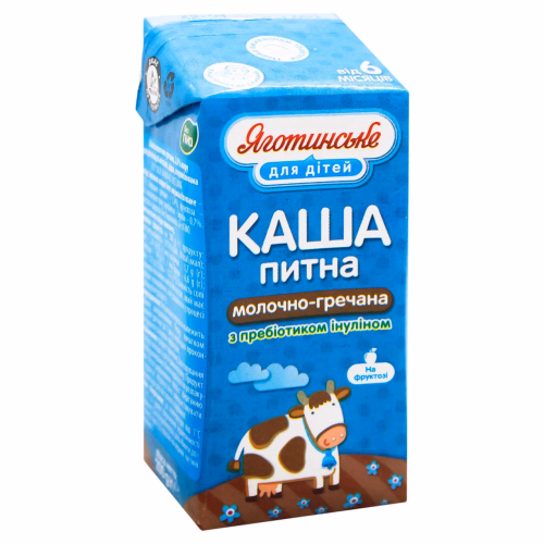 Каша молочно - гречана 2% 200 тет гф24/ЗФЯ/ЯготД