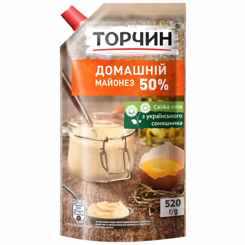 ТОРЧИН Майонез Домашнiй 520г