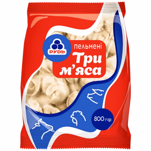 Пельмені Три м'яса  800гр