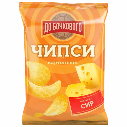 Чіпси ТМ ДО БОЧКОВОГО смак сиру 100г