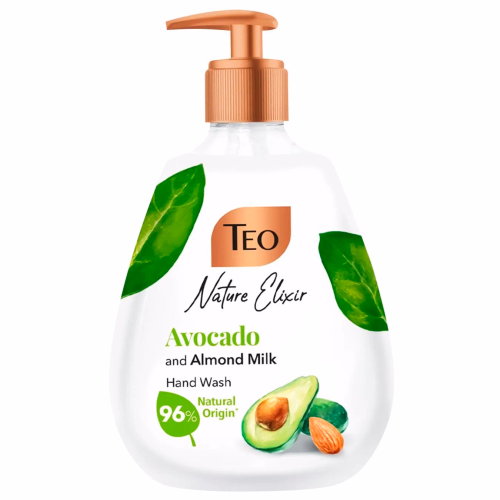 TEO Nature Elixir AVOCADO and ALMOND milk мило рідке з дозатором 300мл