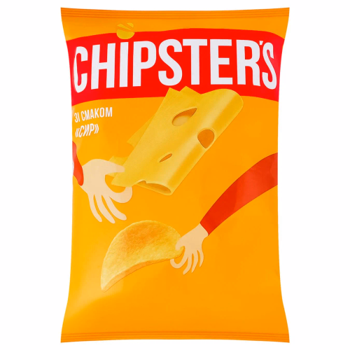 ТМ CHIPSTER`S Чипси натур Сир 100г