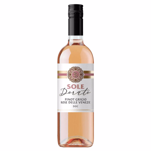 Вино сухе рожеве ТМ "Sole Dorato" Pinot Grigio Rose DOC delle Venezie 0,75л