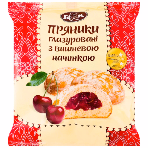 БКК Пряник з Вишневою начинкою"300г