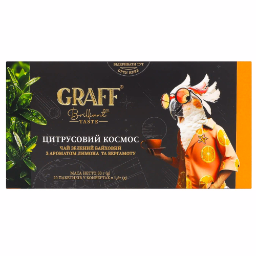 Граф Чай Зел Цитрусовий Космос Саше 20*1,5г
