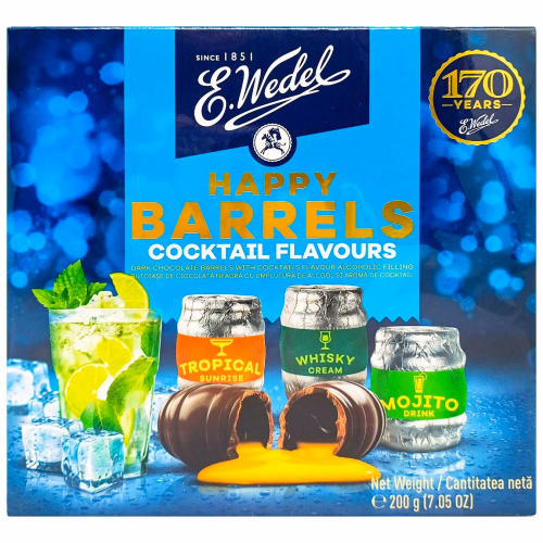 БП Wedel HAPPYBARRELS COCTAIL 200g Н-р ЦукерокКласичнi