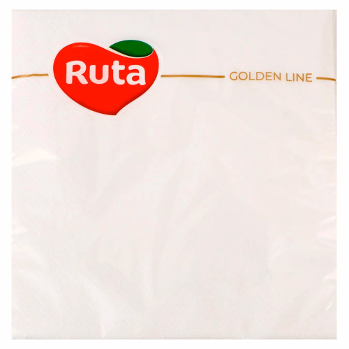 Серветки Ruta 33х33 20шт 3шар  білі