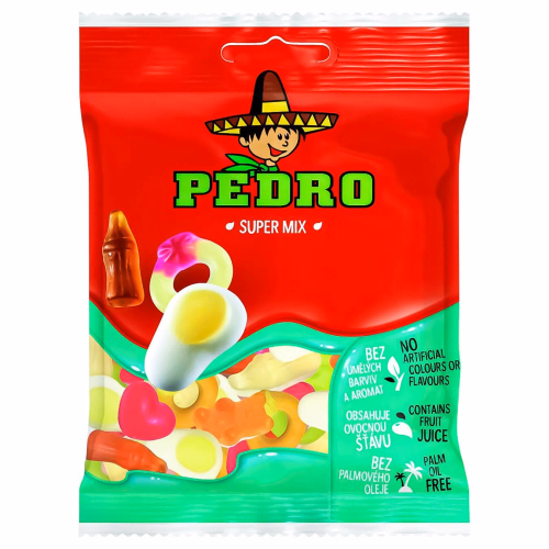 БП Pedro Цукерки Жел Супер Мікс 80г