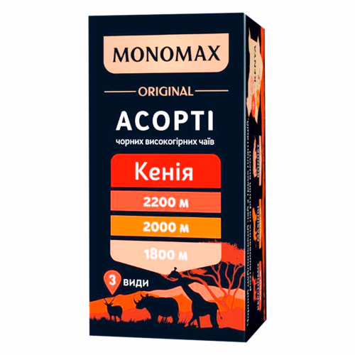 Чай Мономах ф/п 21*12шт.Асорті Кенія
