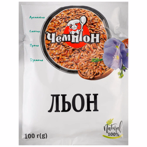 Льон насіння 100г Чемпіон