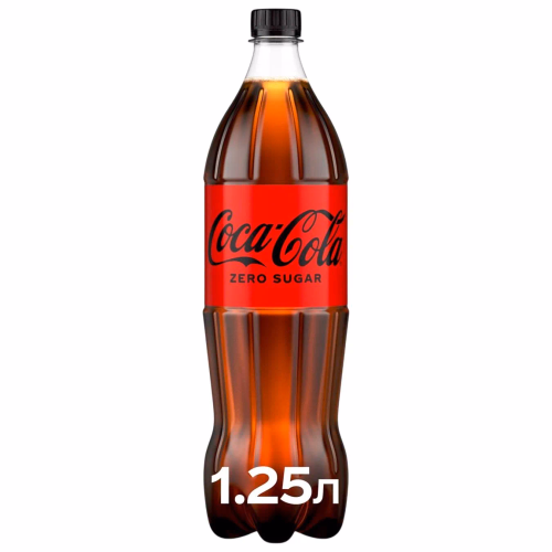 Кока Кола ЗЕРО напій 1.25 л