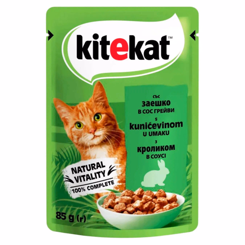 Кiтекат пауч Кролик в соусi 85г
