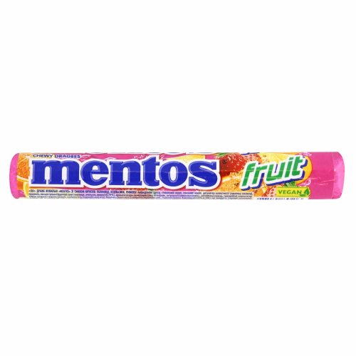 PERFETTI драже жув. Mentos Фруктовий 37.5 г