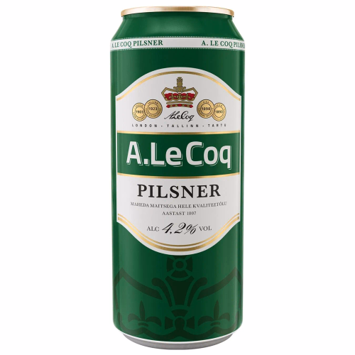 Пиво A Le Cog Pilsner 0,5л ж/б 4,2%